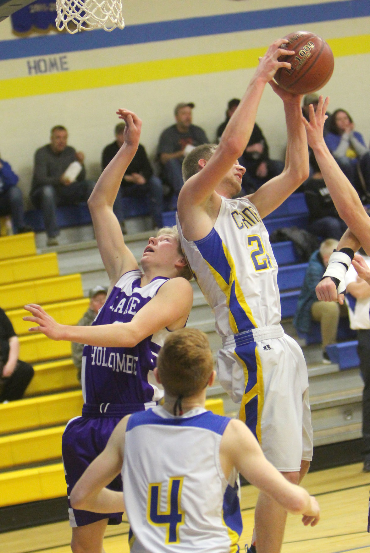 Lake Holcombe at Cornell boys basketball 1-10-19